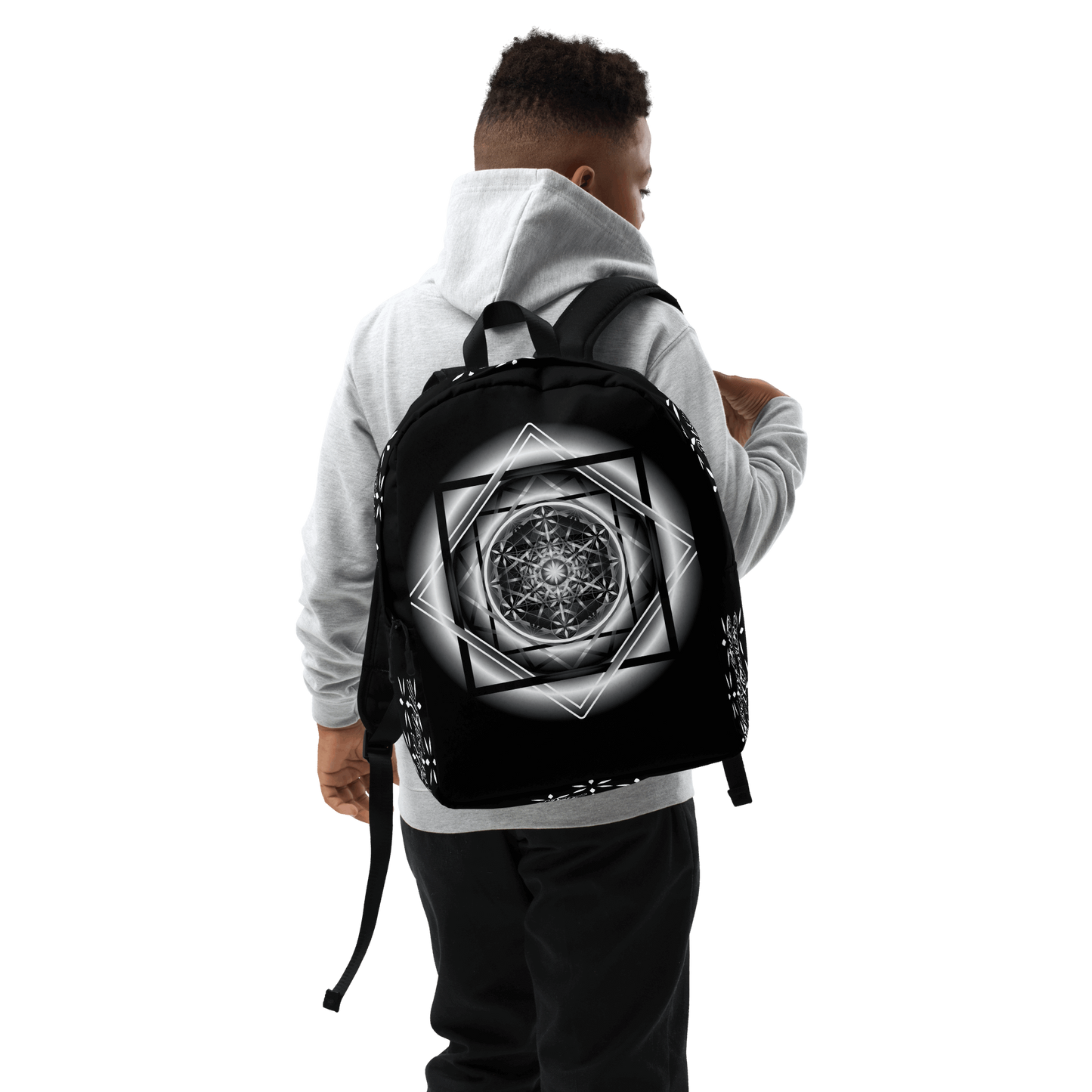 Melchizedek | Minimalist Backpack (B/W)