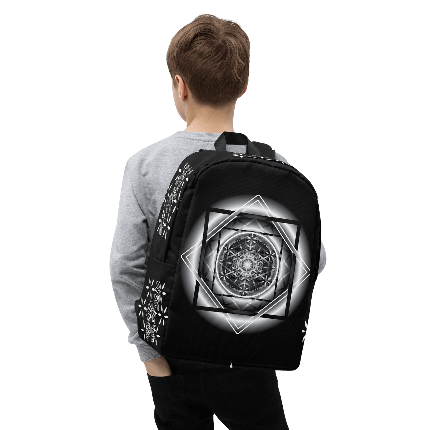 Melchizedek | Minimalist Backpack (B/W)