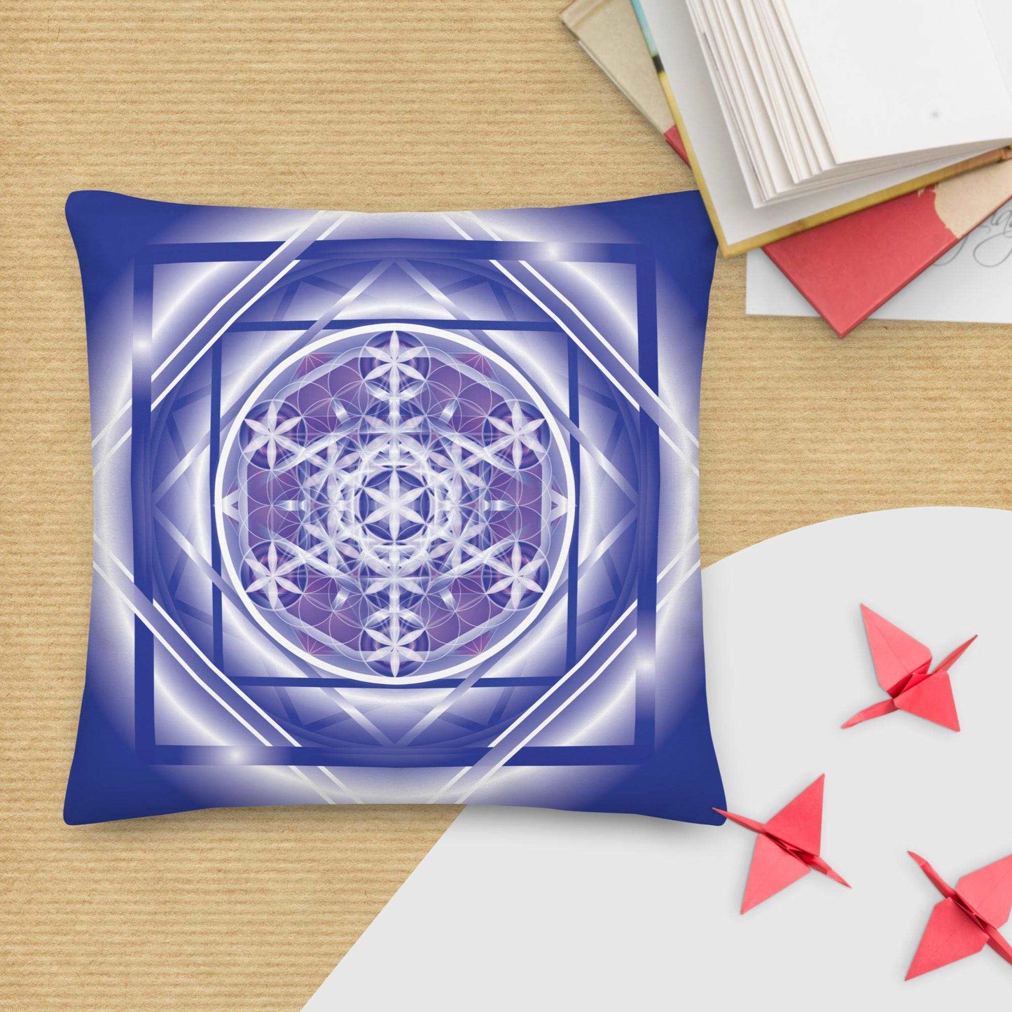 Melchizedek — Premium Pillow (Indigo/Blue)