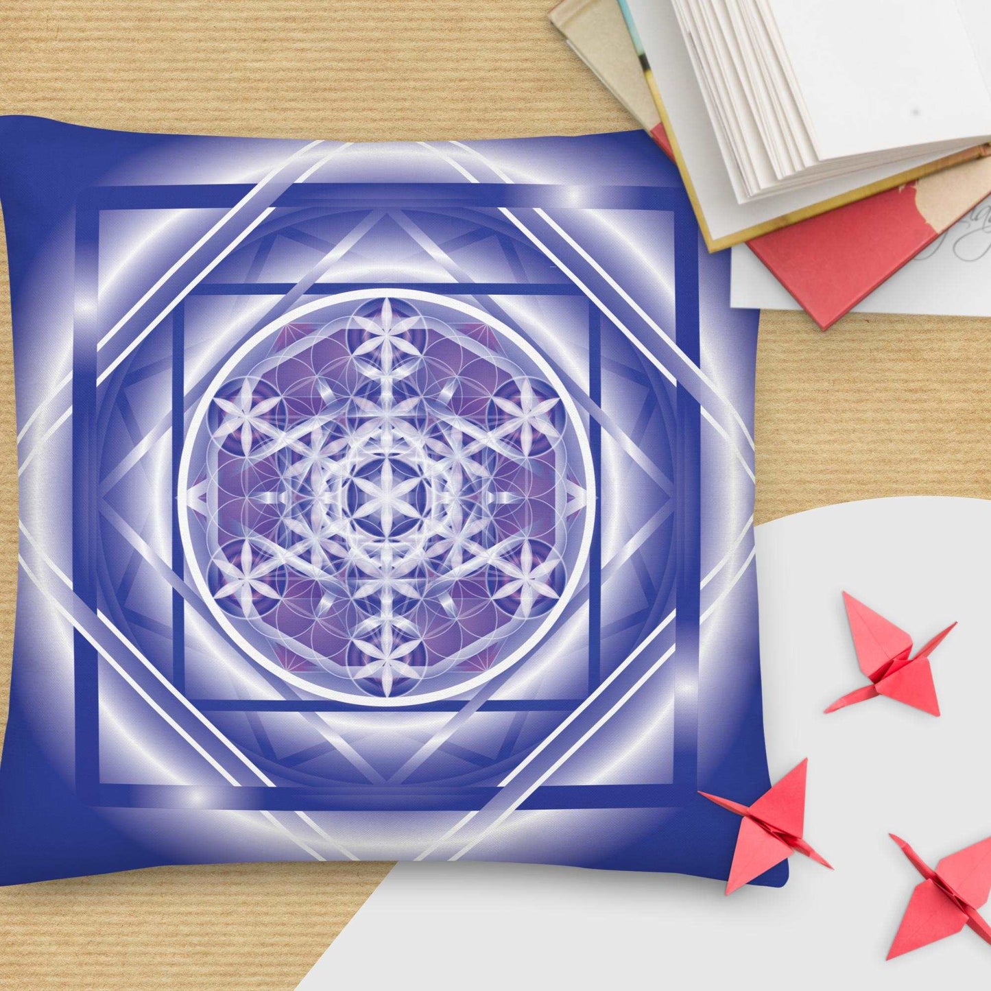 Melchizedek — Premium Pillow (Indigo/Blue)