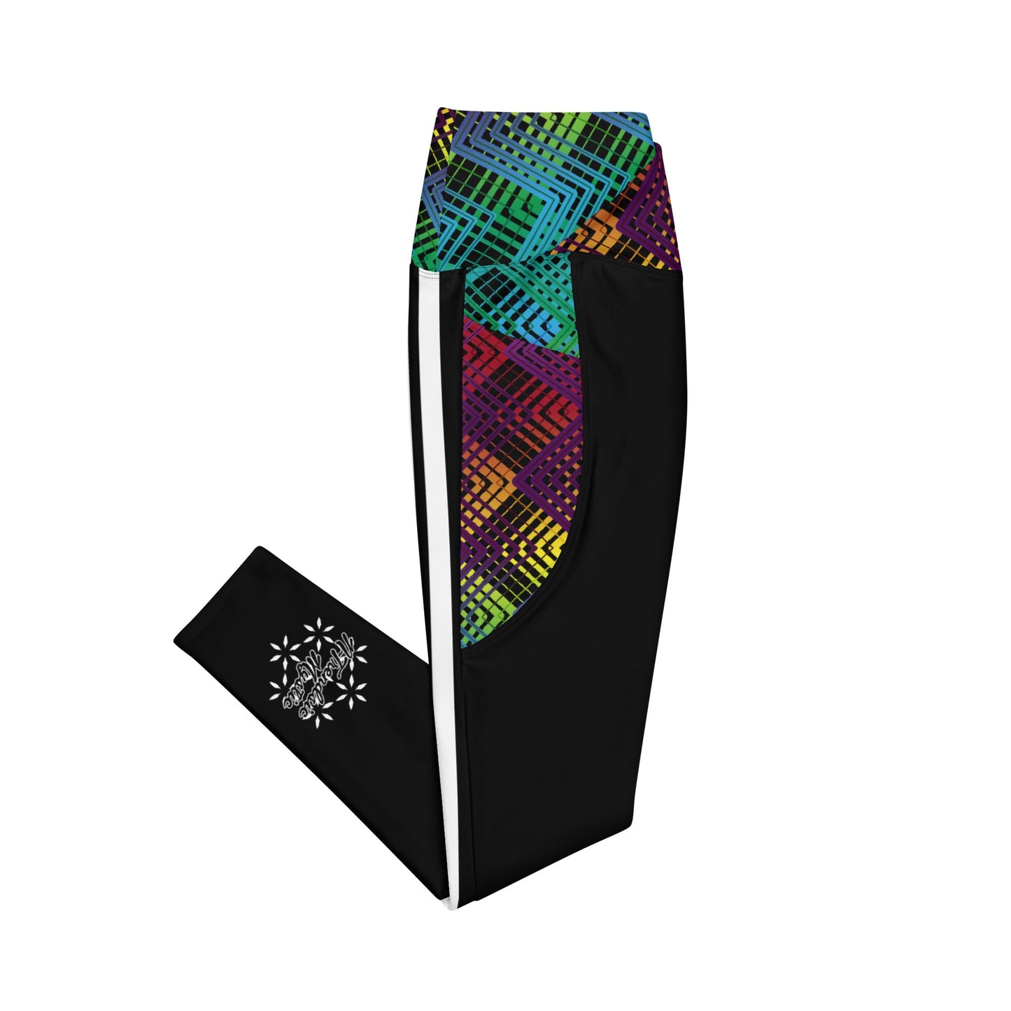 Ziggy Stripes | Crossover Leggings with Pockets