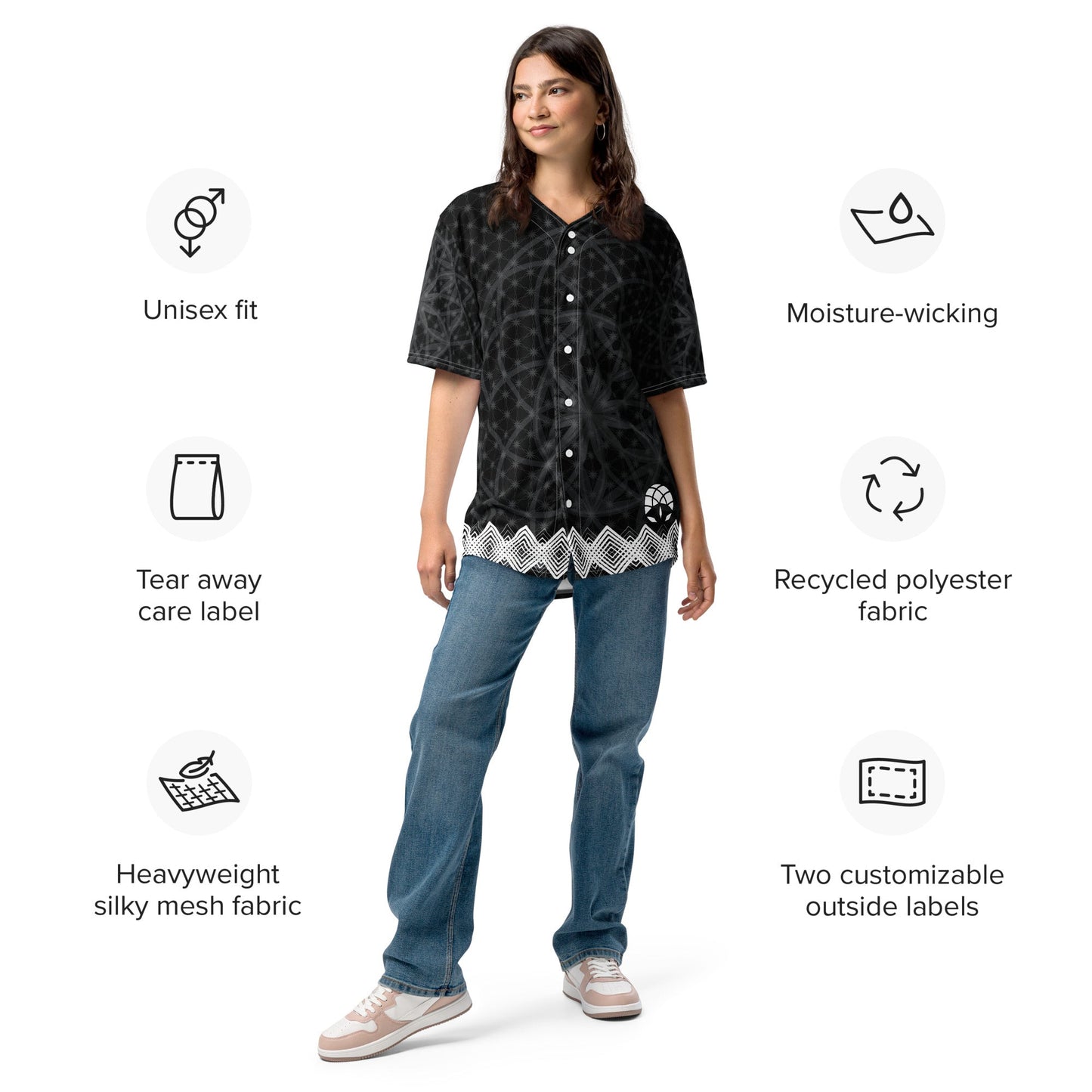 Prima Mystica | Recycled Baseball Jersey (Unisex)