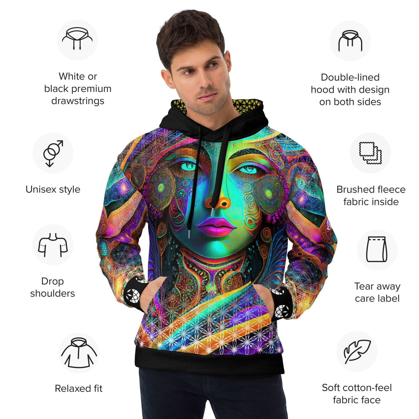 Cosmic DNA Restoration | Visionary Healing Hoodie
