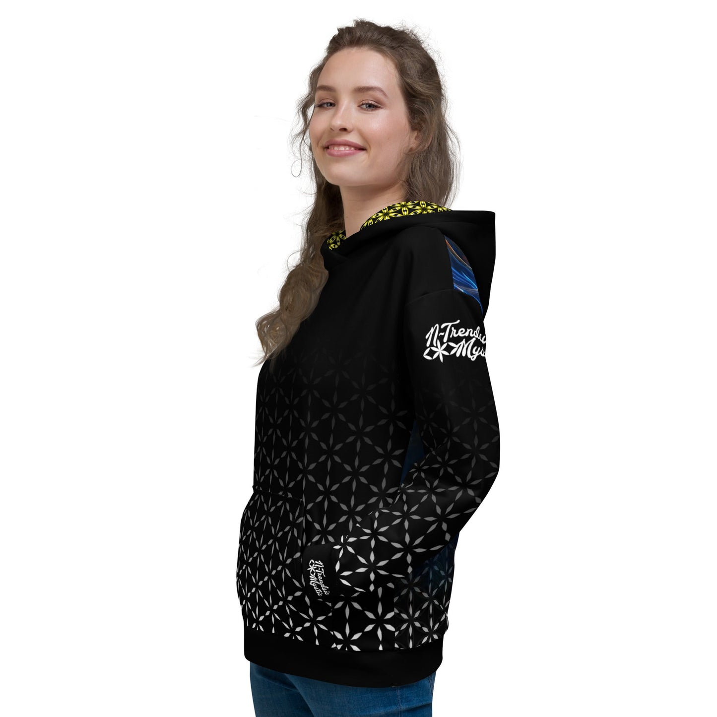 Mystic Wings | Golden Heart Flight Unisex Hoodie