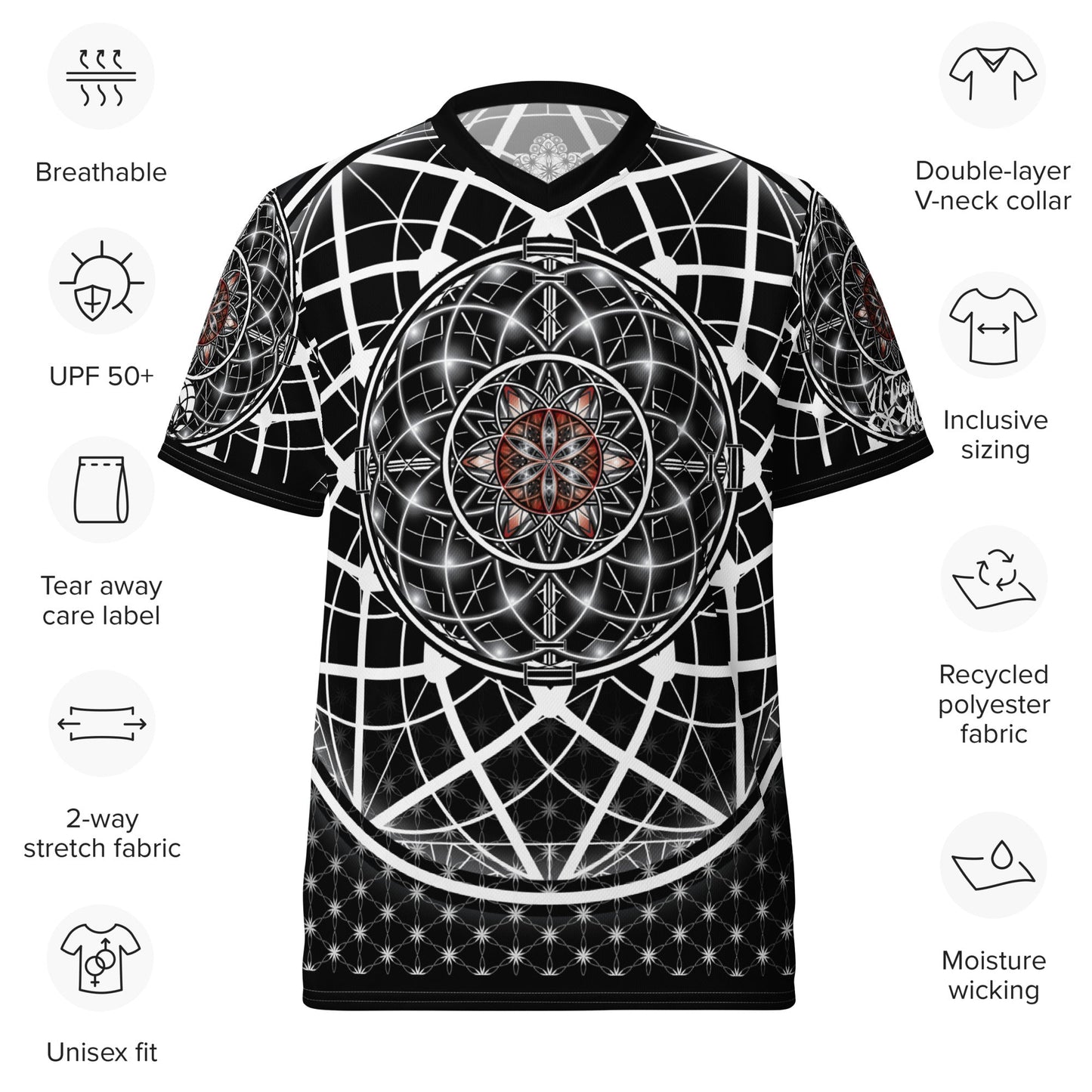 Inner Reflections | Recycled Unisex Sports Jersey