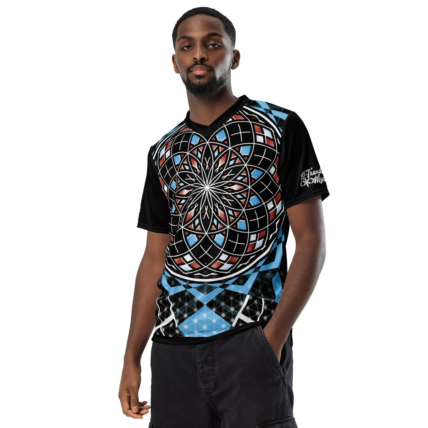 Quantum Bloom | Recycled Unisex Sports Jersey