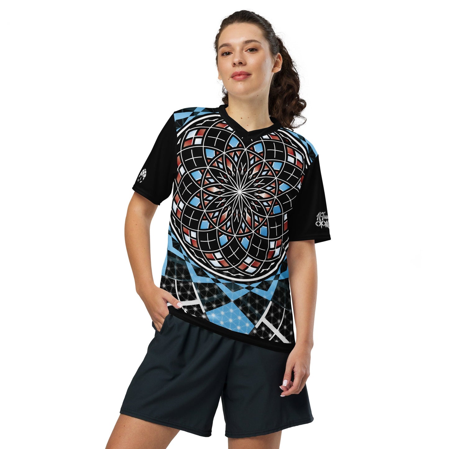 Quantum Bloom | Recycled Unisex Sports Jersey