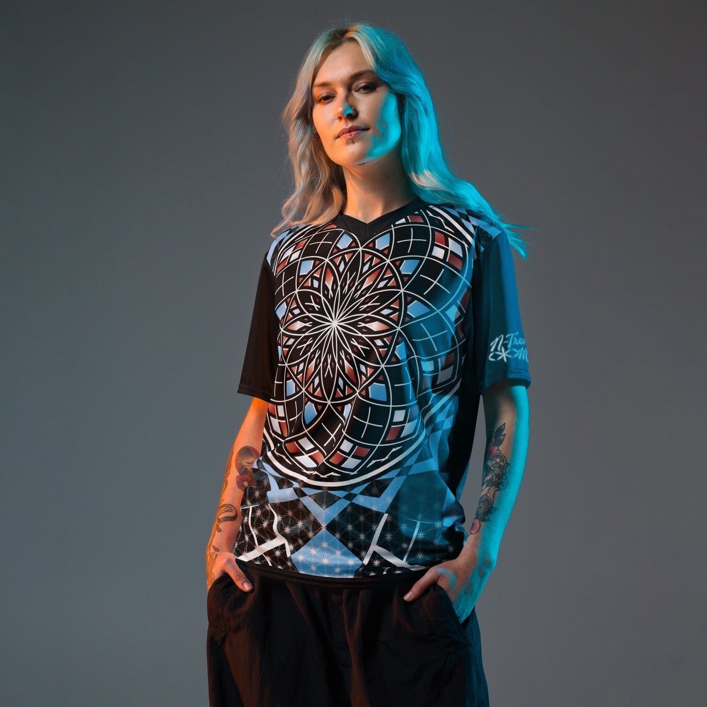 Quantum Bloom | Recycled Unisex Sports Jersey