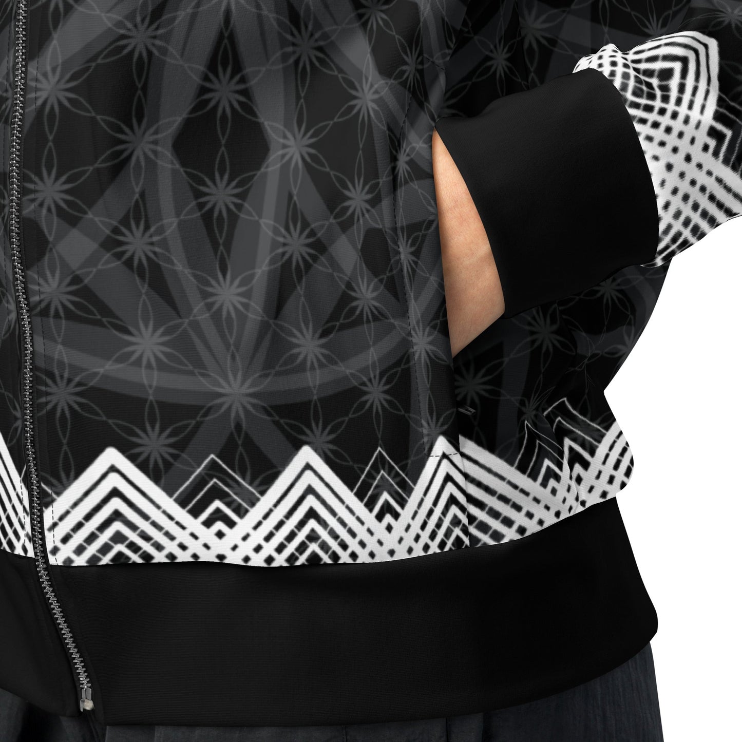 Prima Mystica — Unisex Track Jacket (Sacred Geometry Edition)