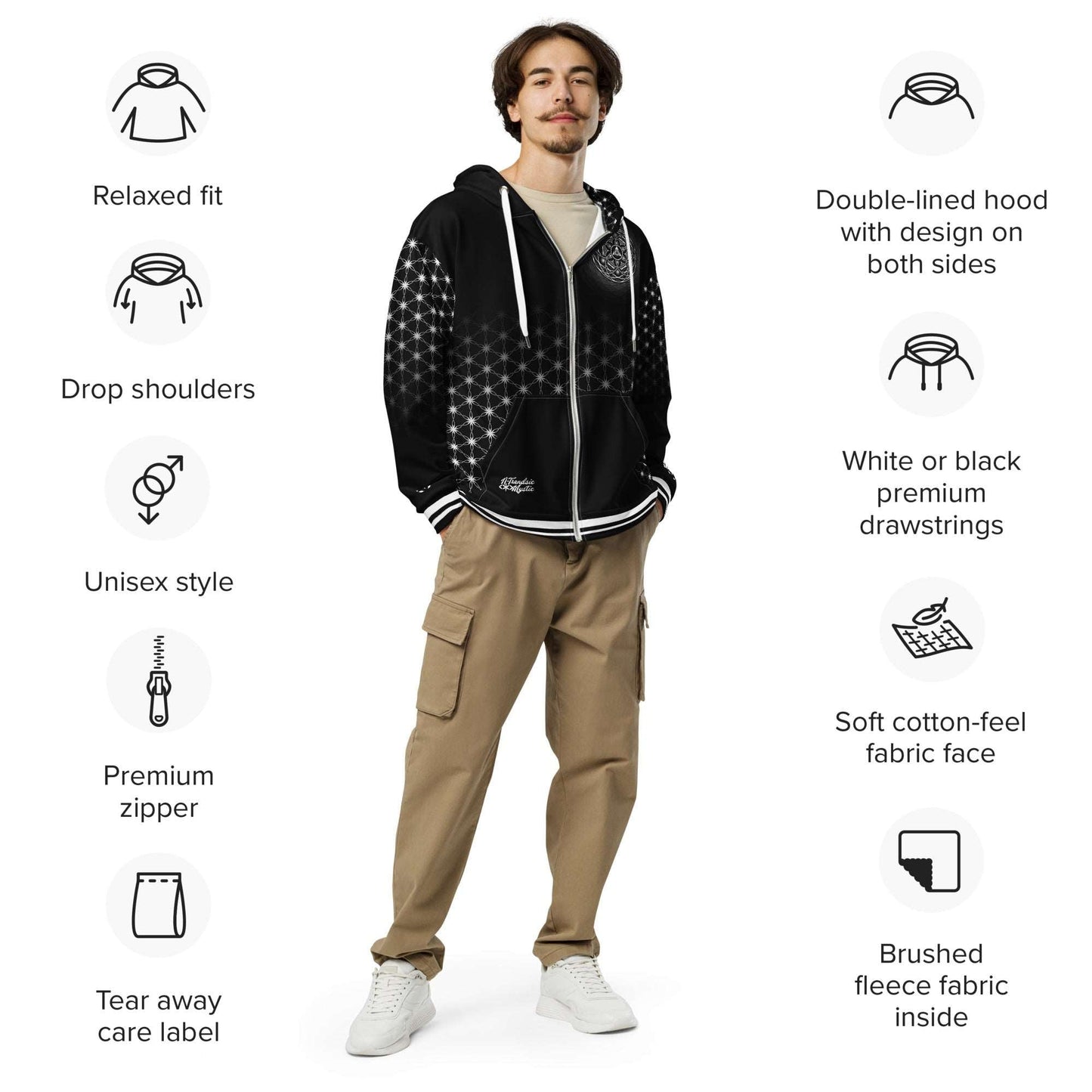 Quintessence is Hermetic Unisex Zip Hoodie