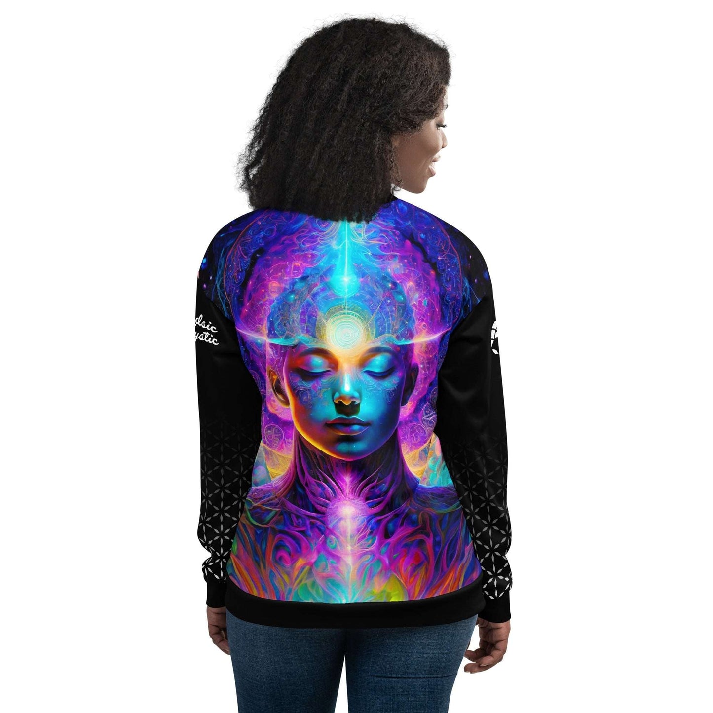 Mystic Contemplation - Vision Portal Unisex Bomber Jacket