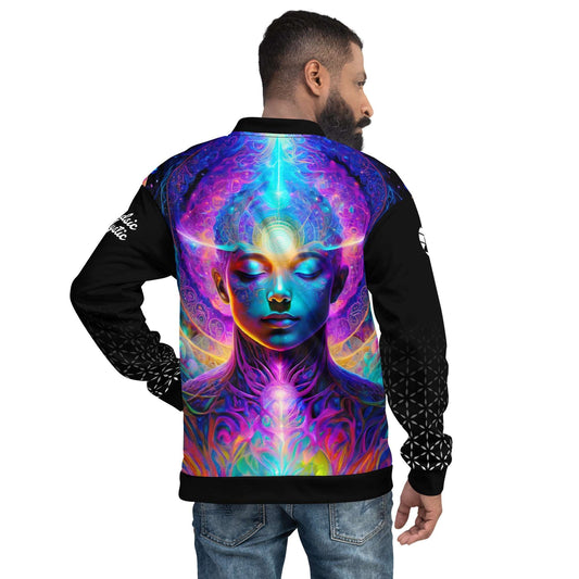 Mystic Contemplation - Vision Portal Unisex Bomber Jacket