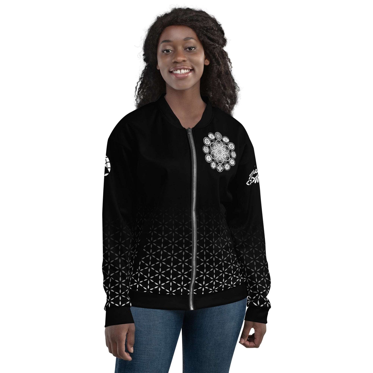 Mystic Contemplation - Vision Portal Unisex Bomber Jacket