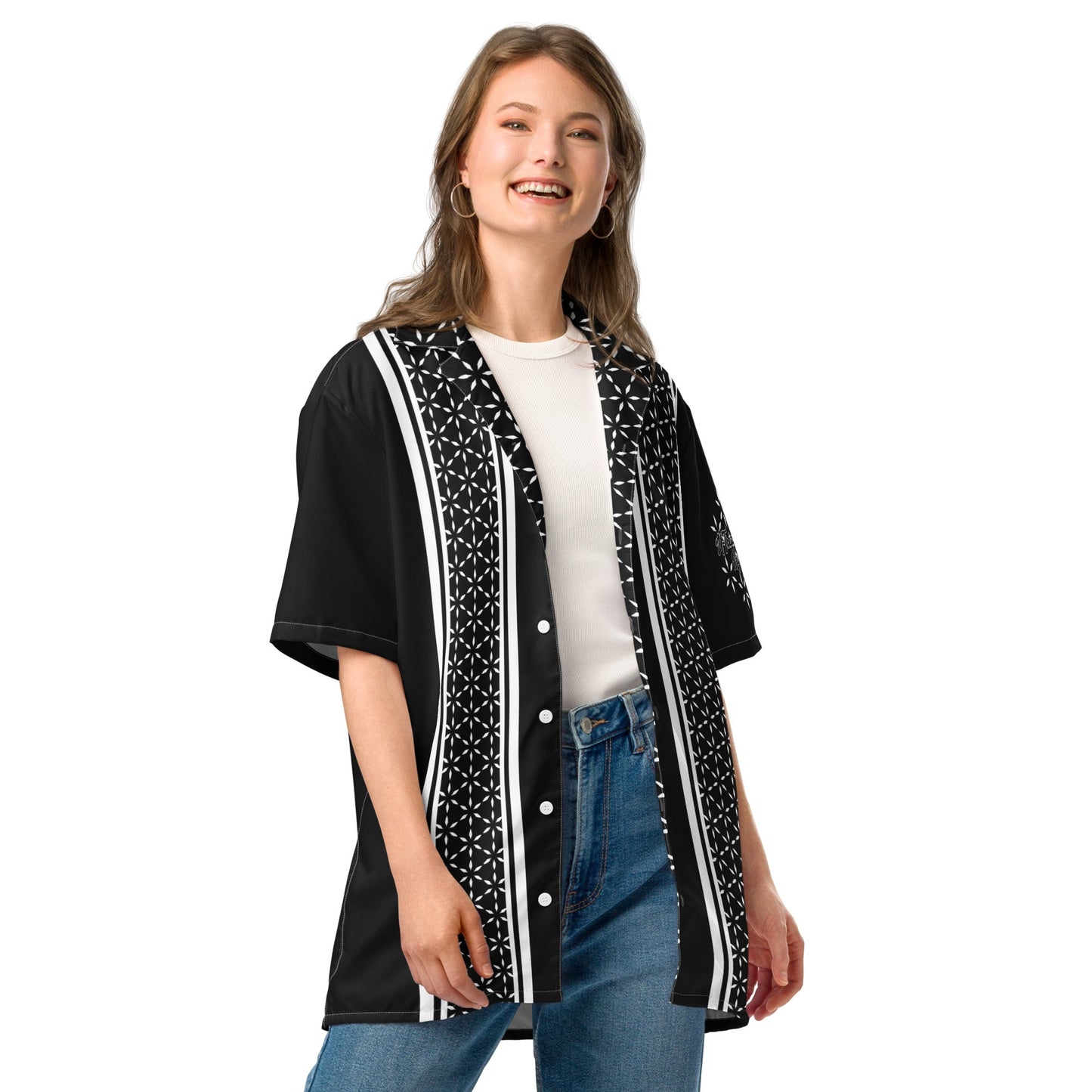 Mystic Dark Alignment | Unisex Button Shirt