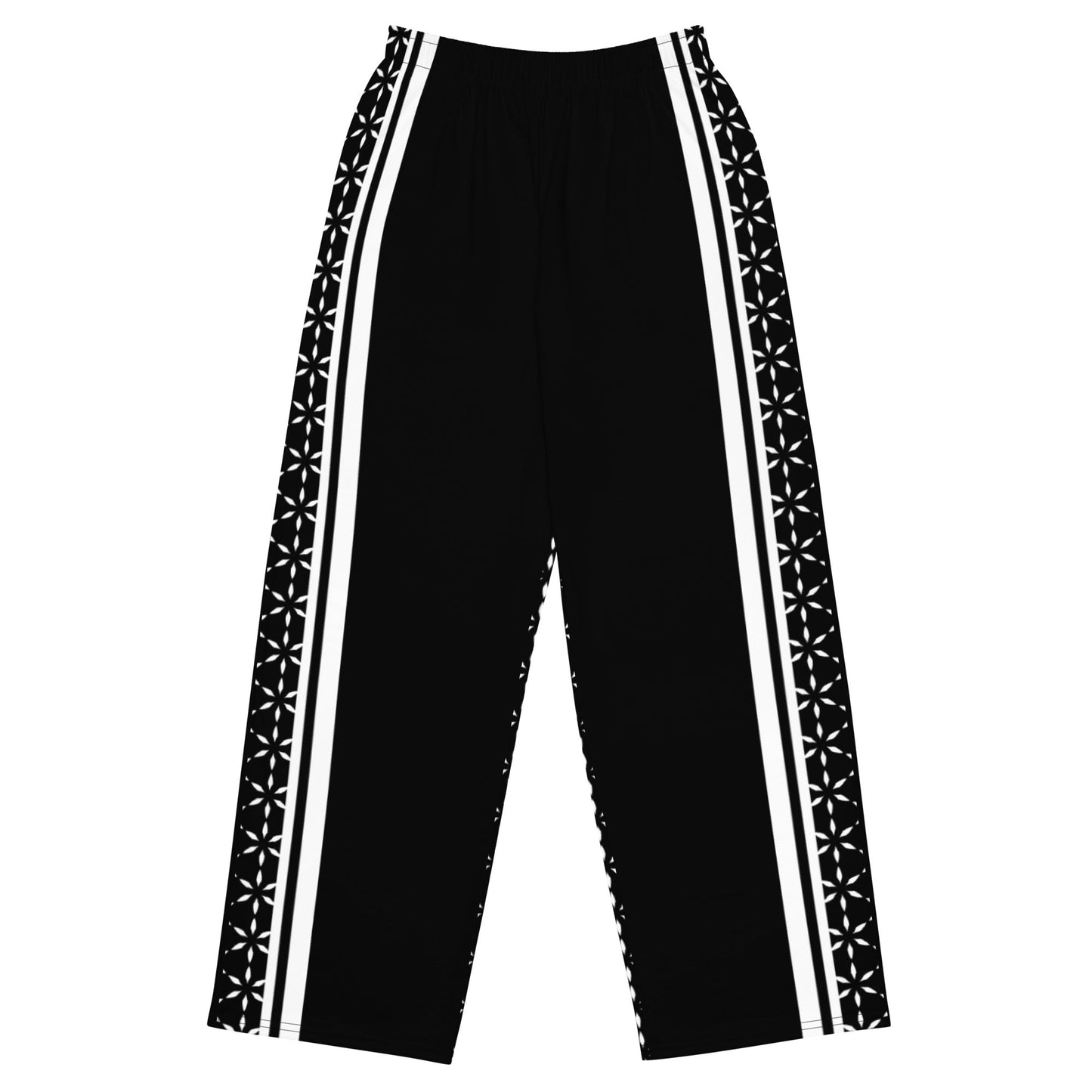 Mystic Stripes | All-Over Print Unisex Wide-Leg Pants