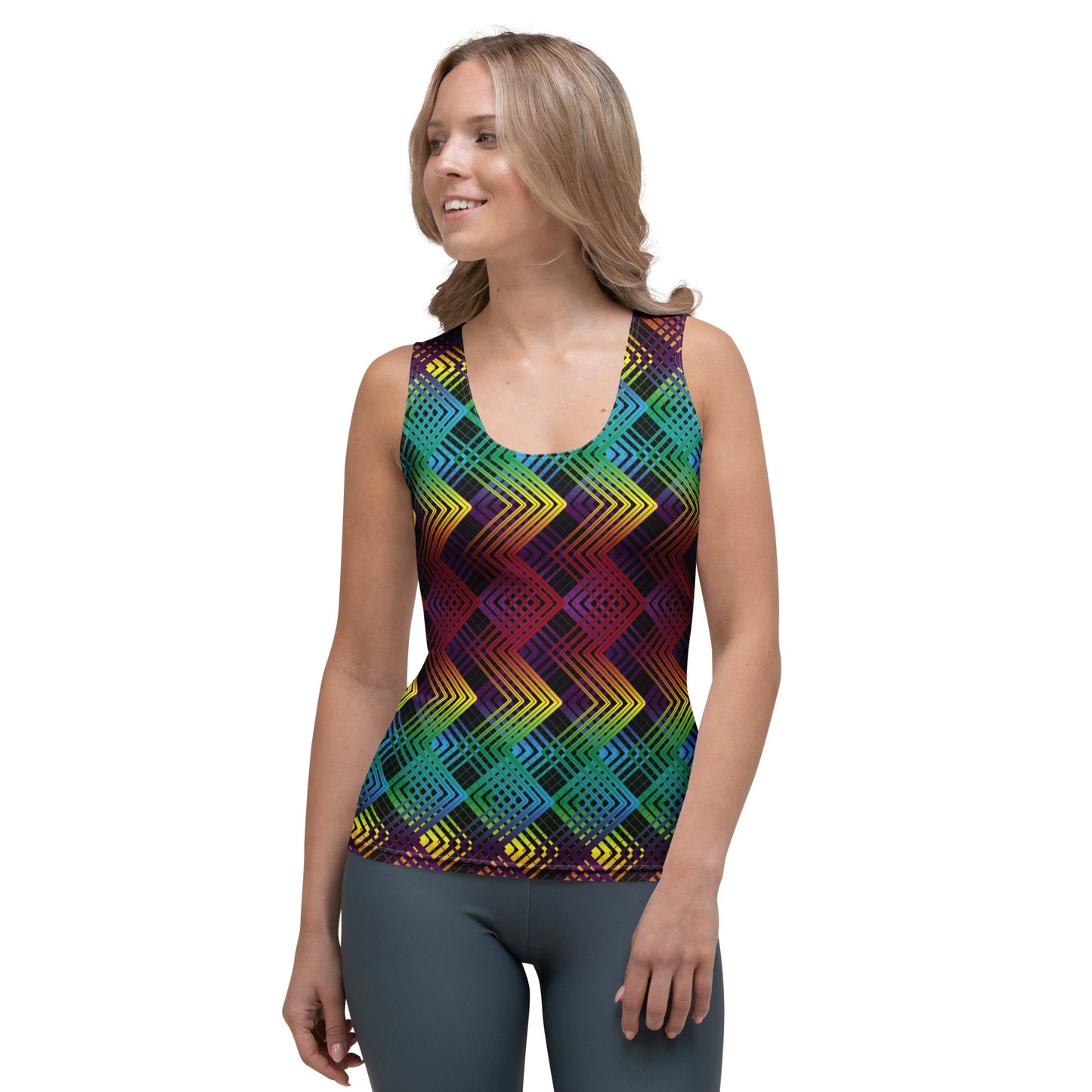 Chakra Zig-Zag | Sublimation Tank Top