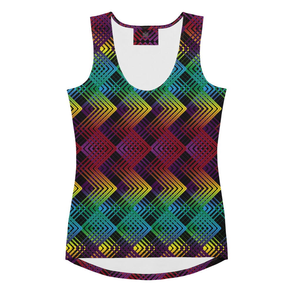 Chakra Zig-Zag | Sublimation Tank Top