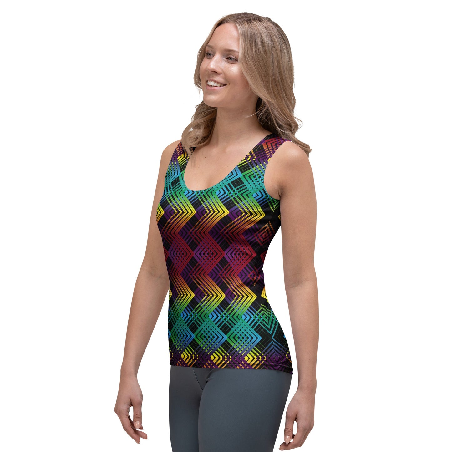 Chakra Zig-Zag | Sublimation Tank Top