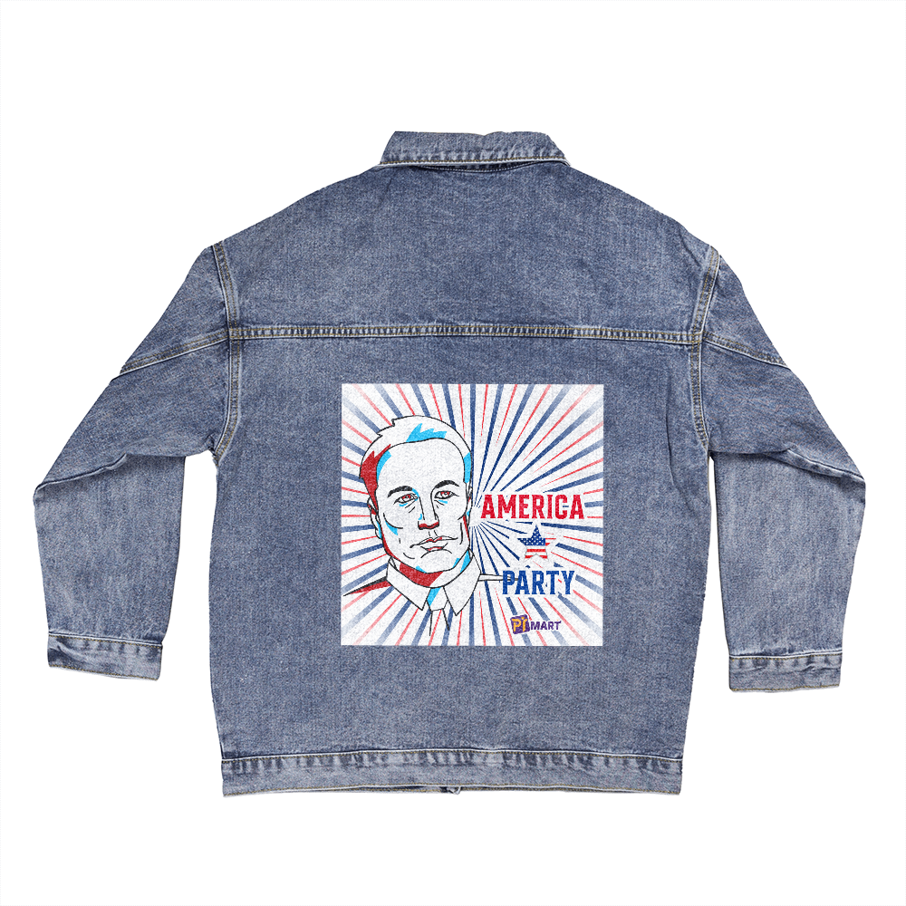 EM America Party Women's DTC Denim Jacket Gift