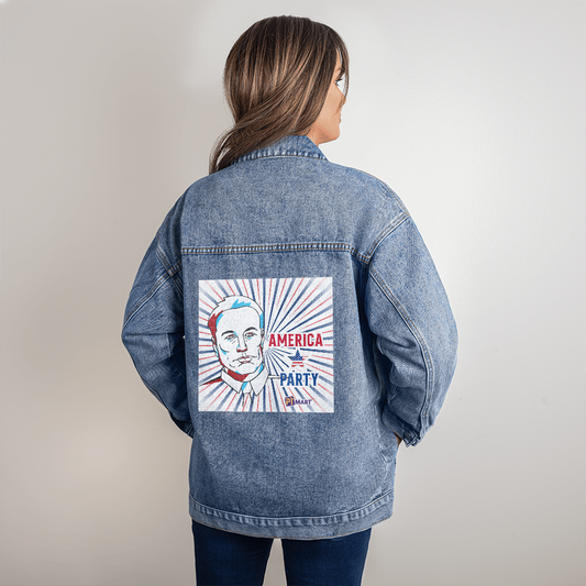 EM America Party Women's DTC Denim Jacket Gift