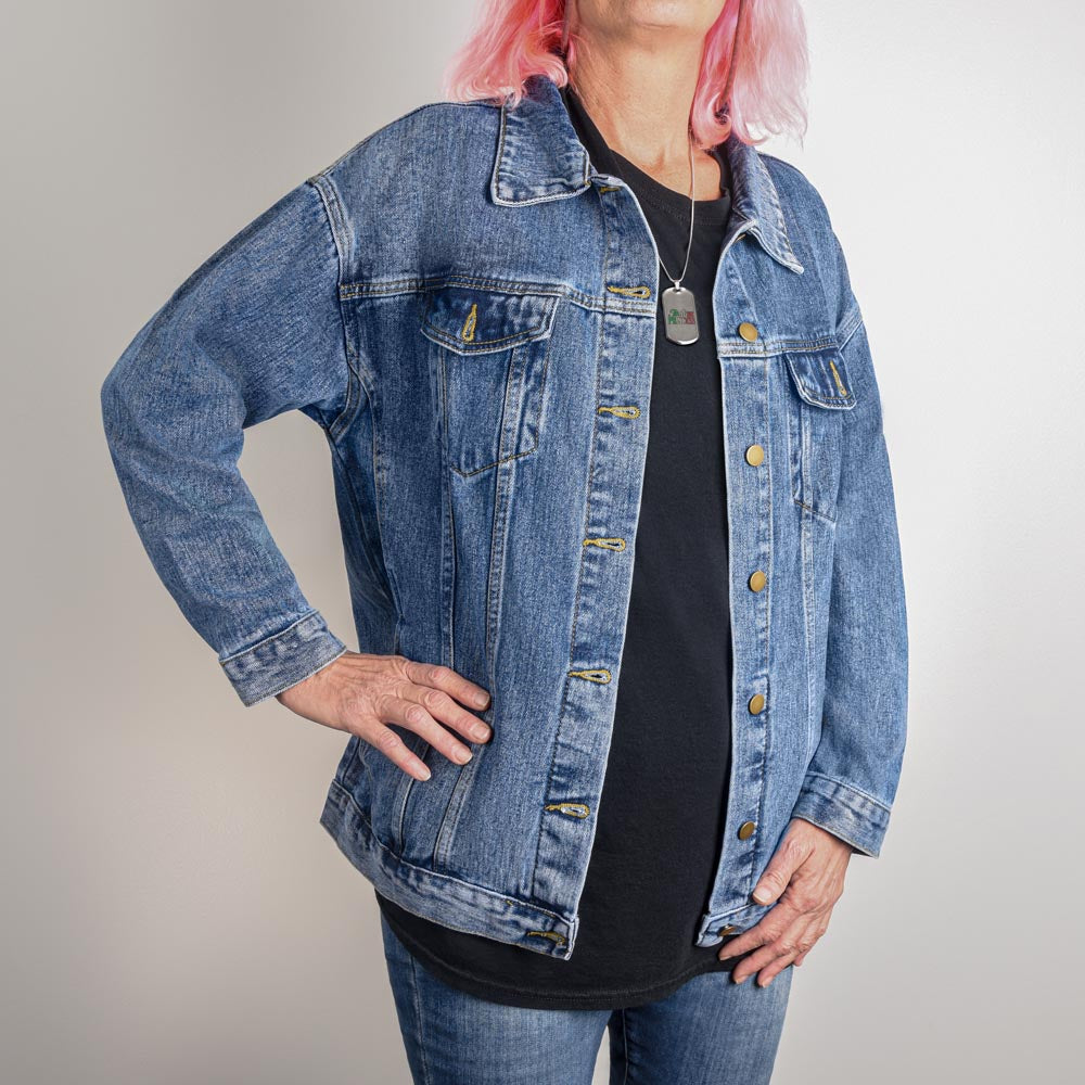EM America Party Women's DTC Denim Jacket Gift