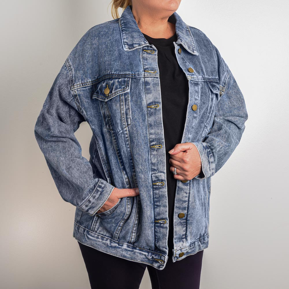 EM America Party Women's DTC Denim Jacket Gift