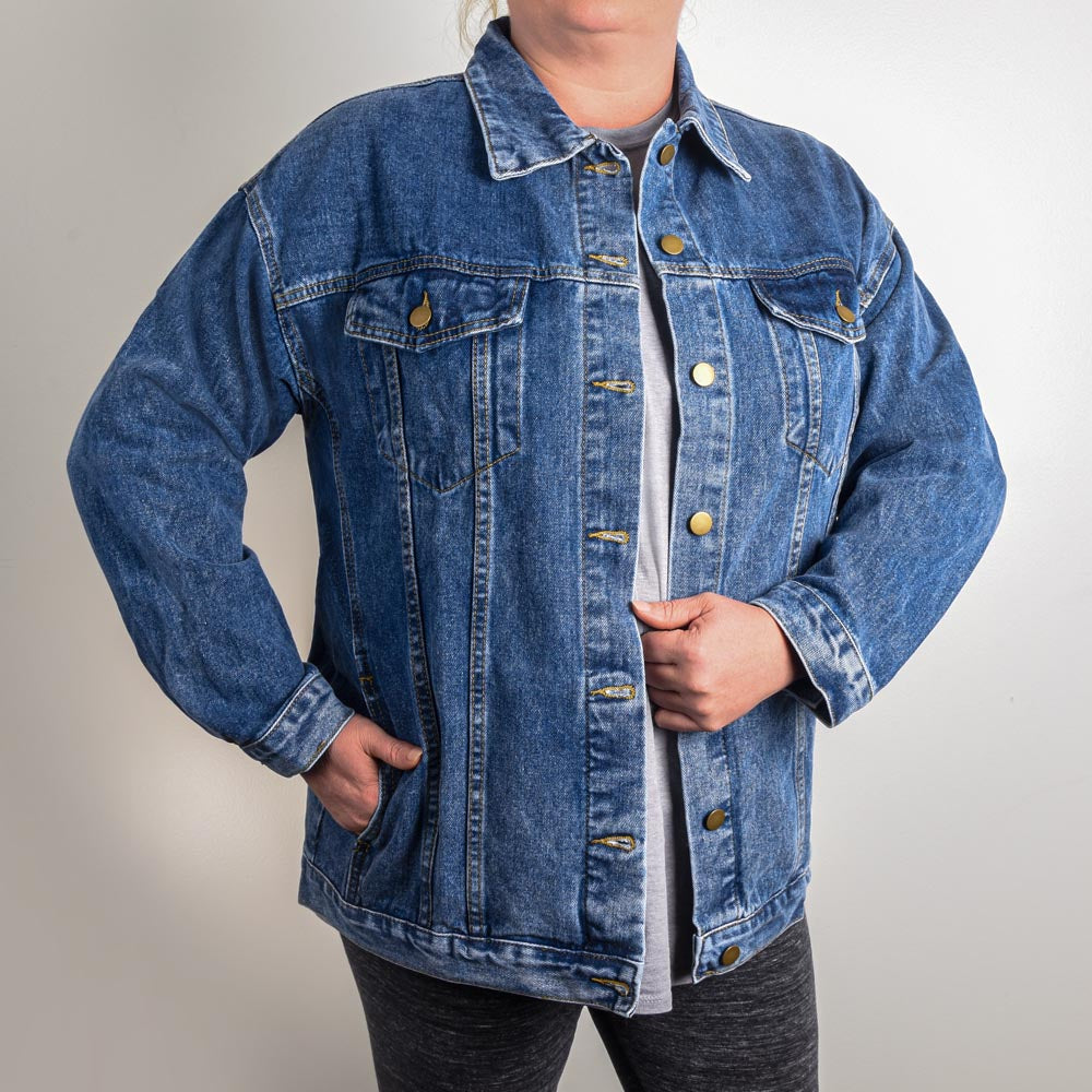 EM America Party Women's DTC Denim Jacket Gift