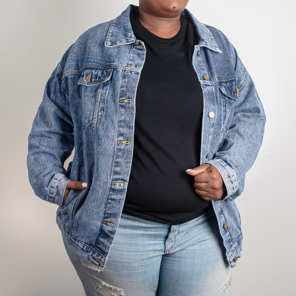 EM America Party Women's DTC Denim Jacket Gift