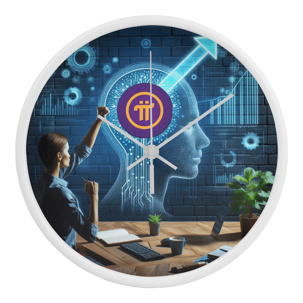 PI Pioneers AI Wall Clock