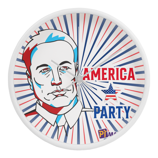 EM America Party Wall Clock Gift