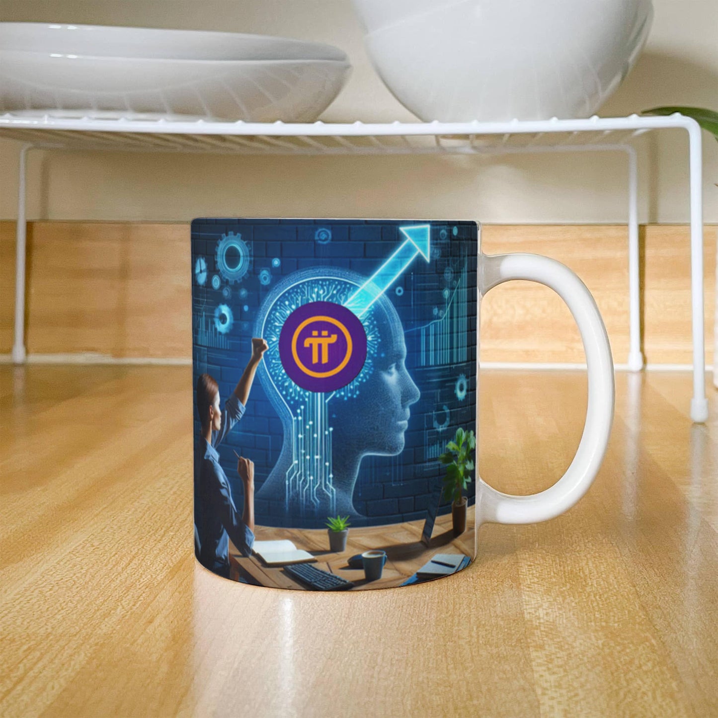 PI Pioneers AI Coffee and Tea Mug Ceramic
