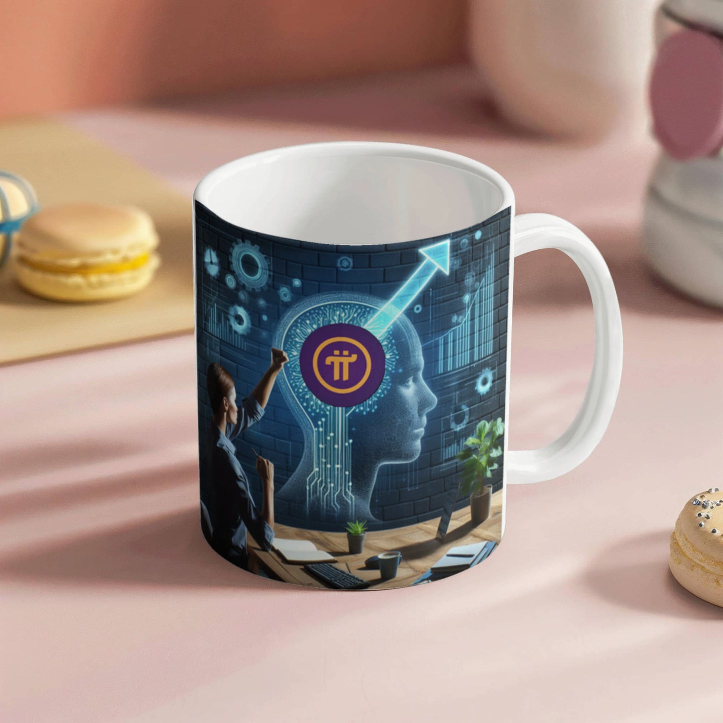 PI Pioneers AI Coffee and Tea Mug Ceramic