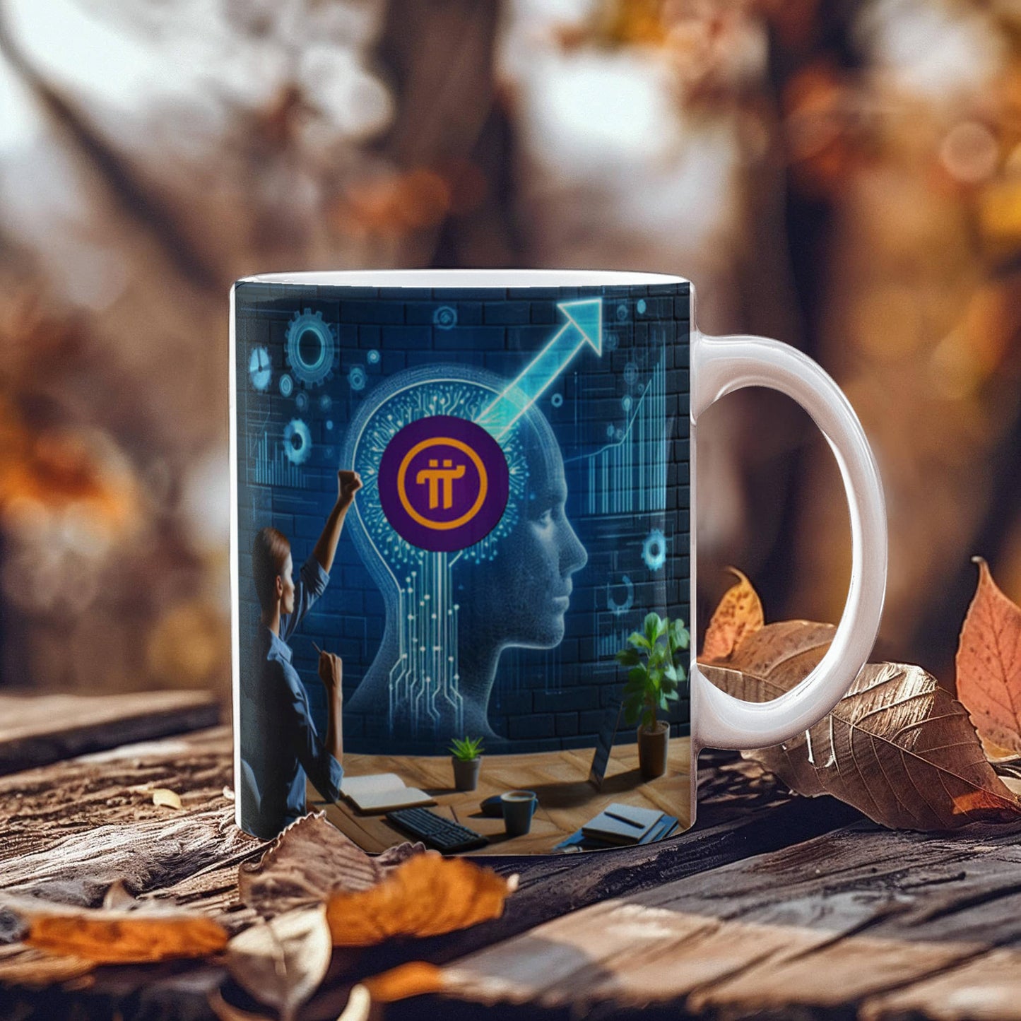 PI Pioneers AI Coffee and Tea Mug Ceramic