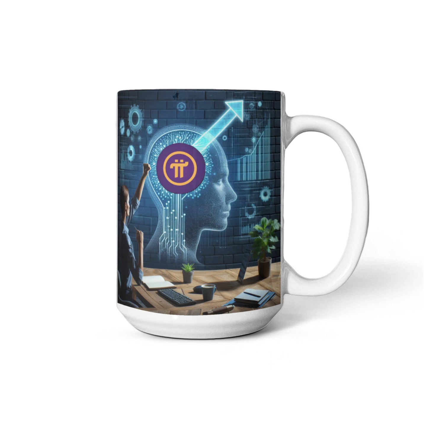 PI Pioneers AI Coffee and Tea Mug Ceramic