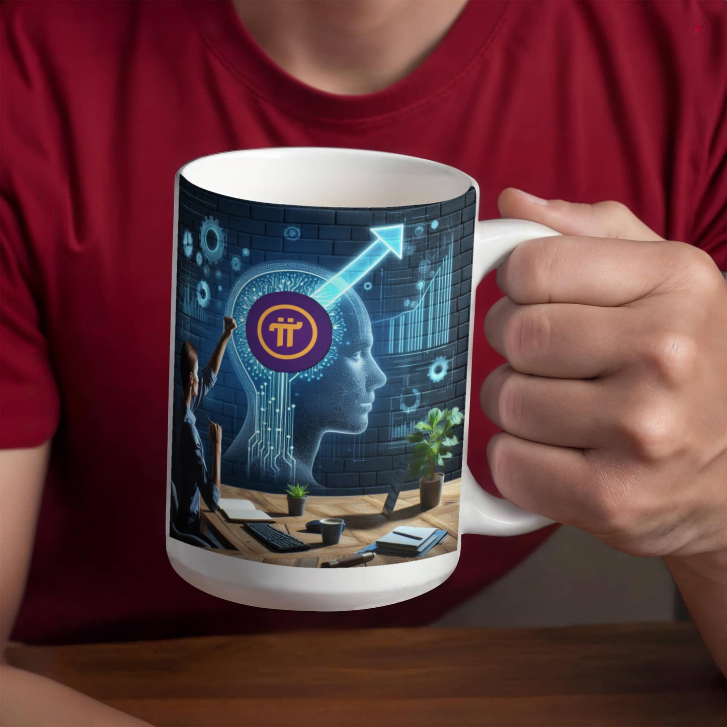 PI Pioneers AI Coffee and Tea Mug Ceramic