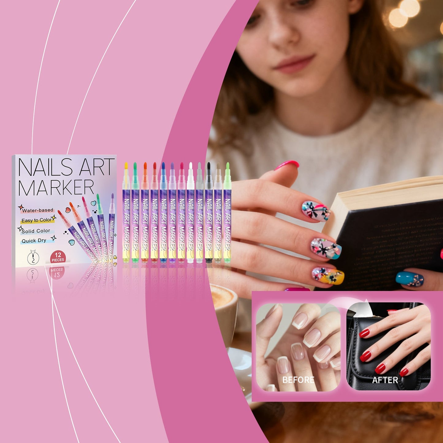 DIY Nail Art Doodle Pen
