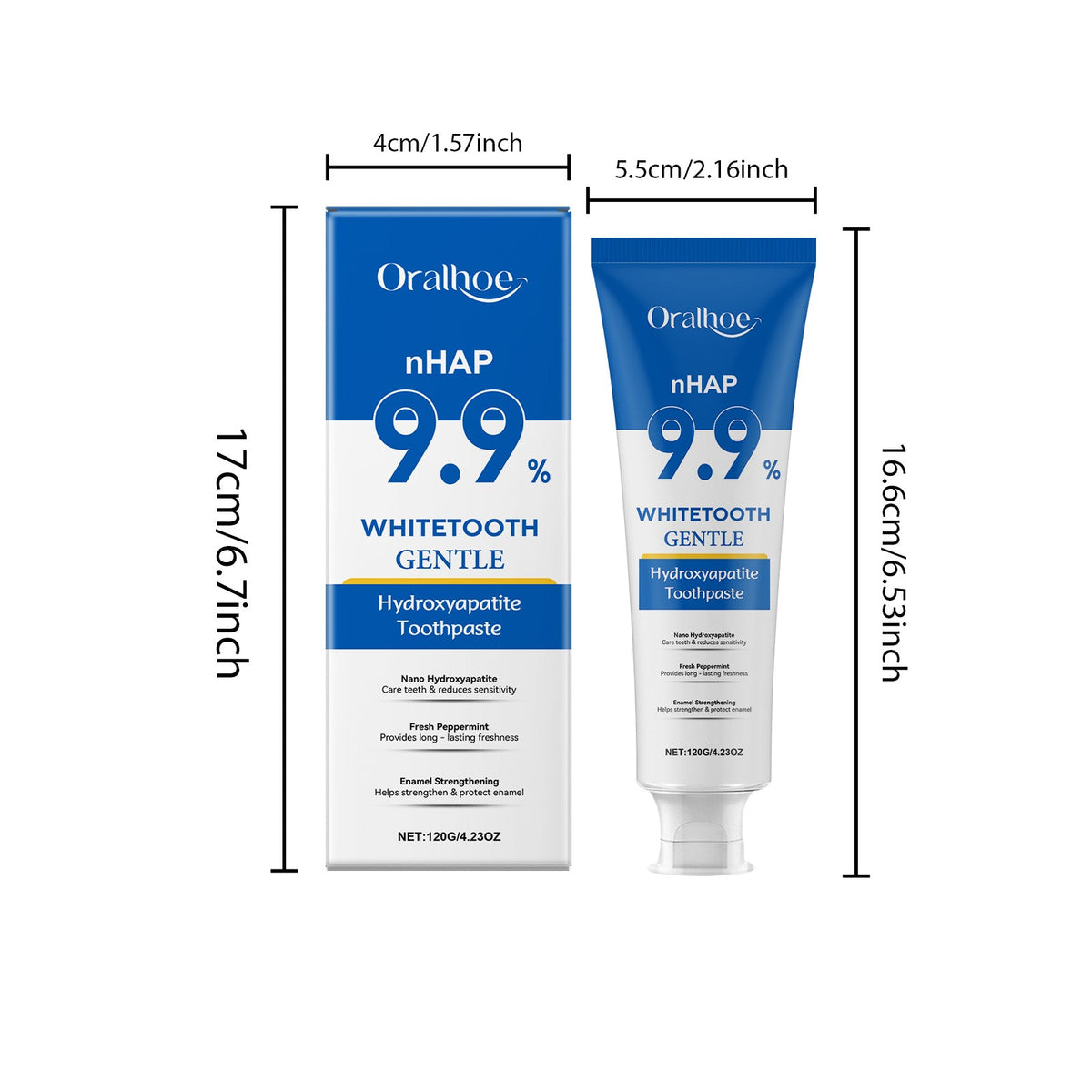 Gentle Mint Whitening Toothpaste 120g  1box