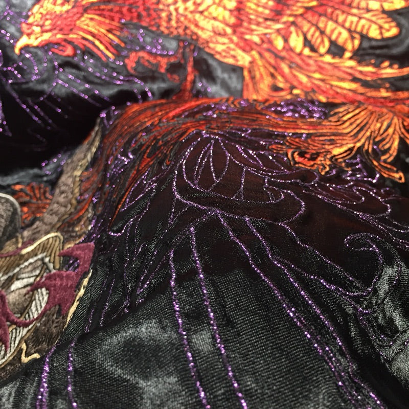 Men's Double-Sided Embroidered Jacket with Four Gods