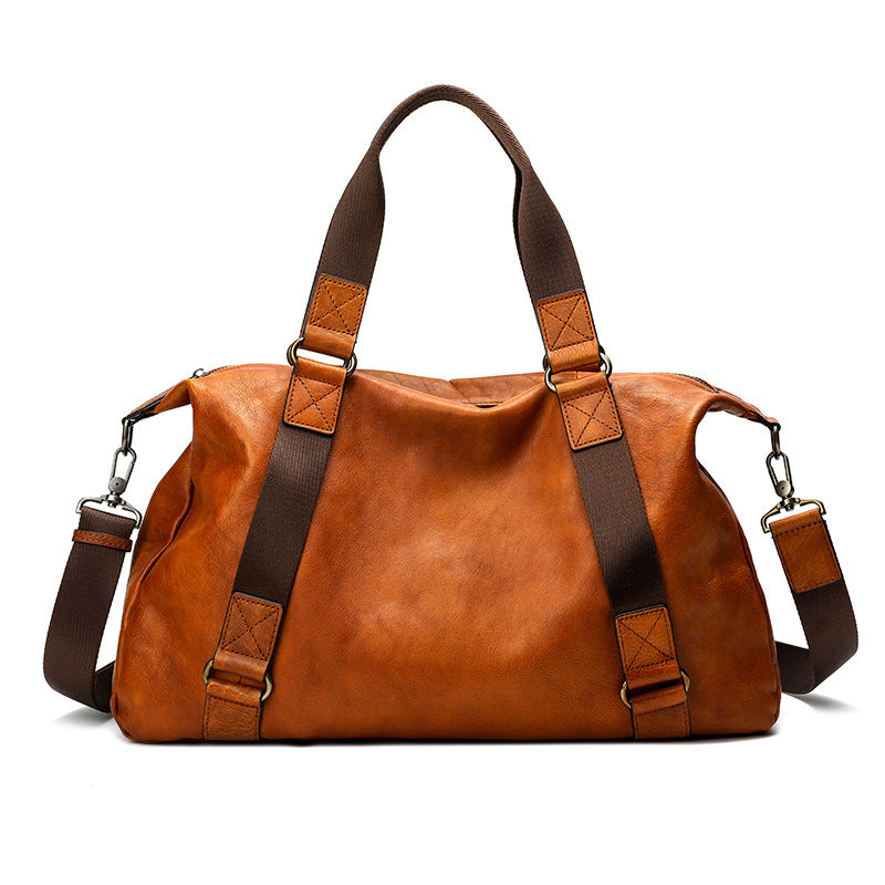 Layer Cowhide Shoulder Bag Handbag