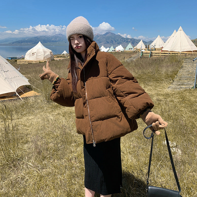 Loose Thick Small Coat Korean Style Fashion Student Cotton-padded Coat