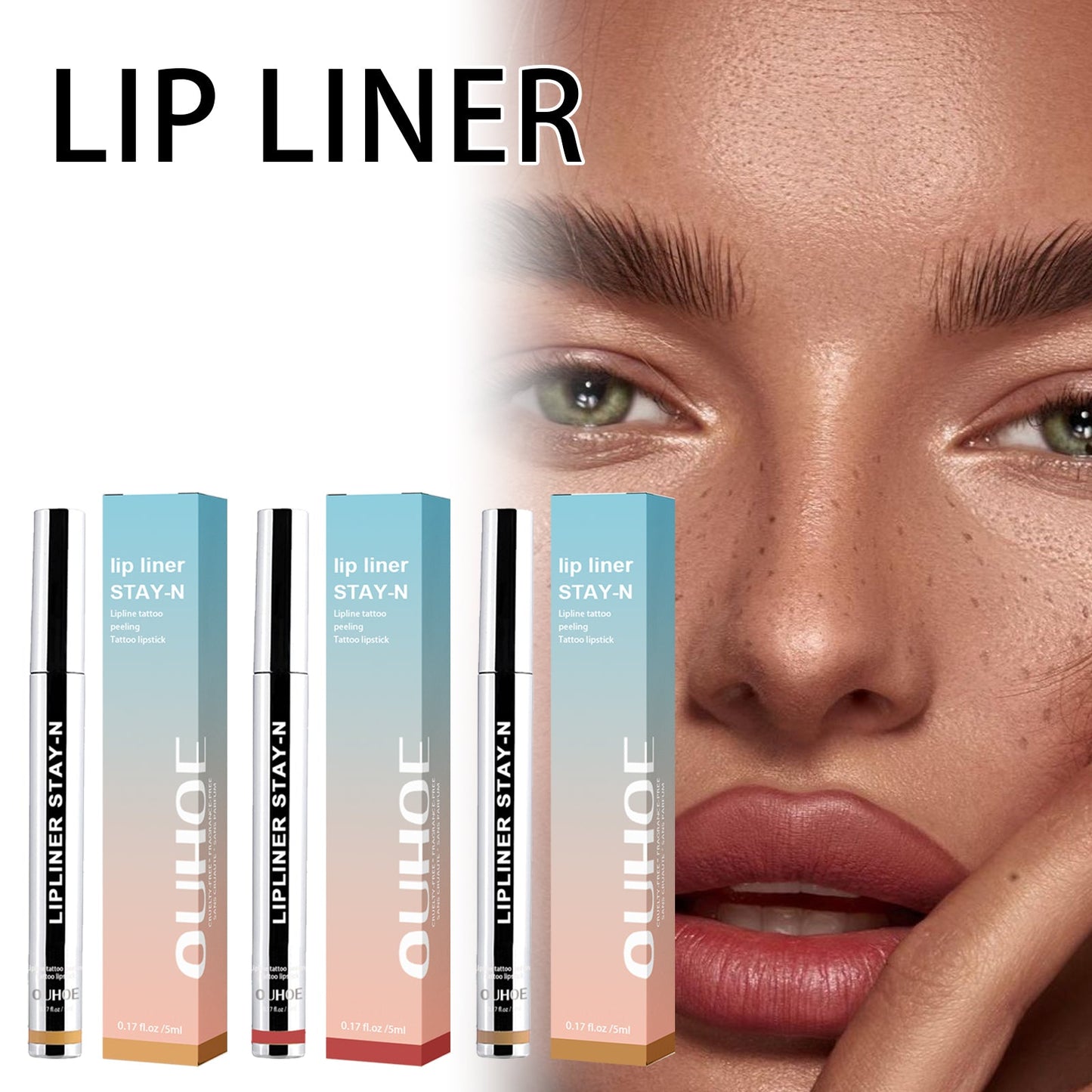 Peel-off Lip Liner Burgundy