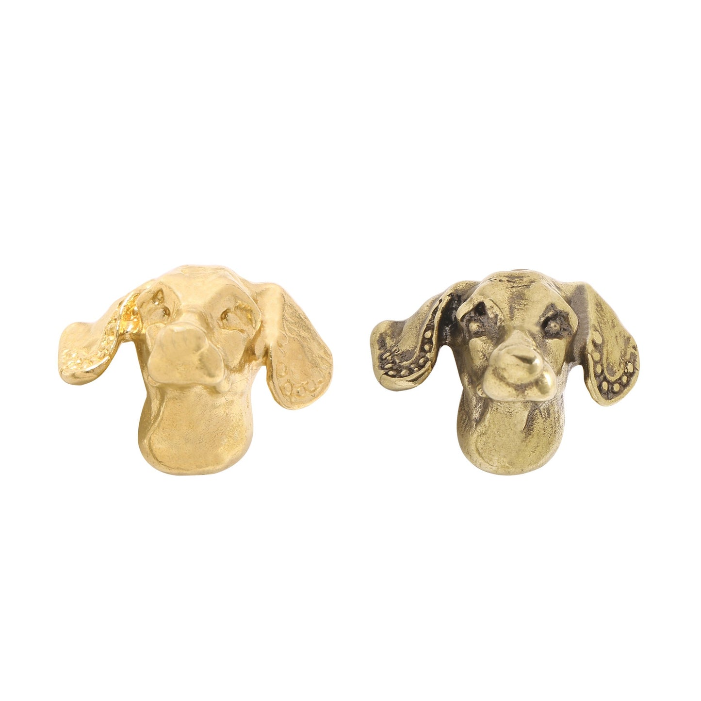 Solid Brass Doberman Dog Head Cabinet Knob Creative Animal Drawer Pull Handle For Kitchen Cupboard Furniture Hardware Decor
