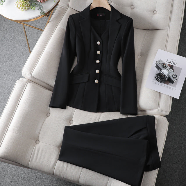 Women’s Office Business Suit Jacket and Pants Set