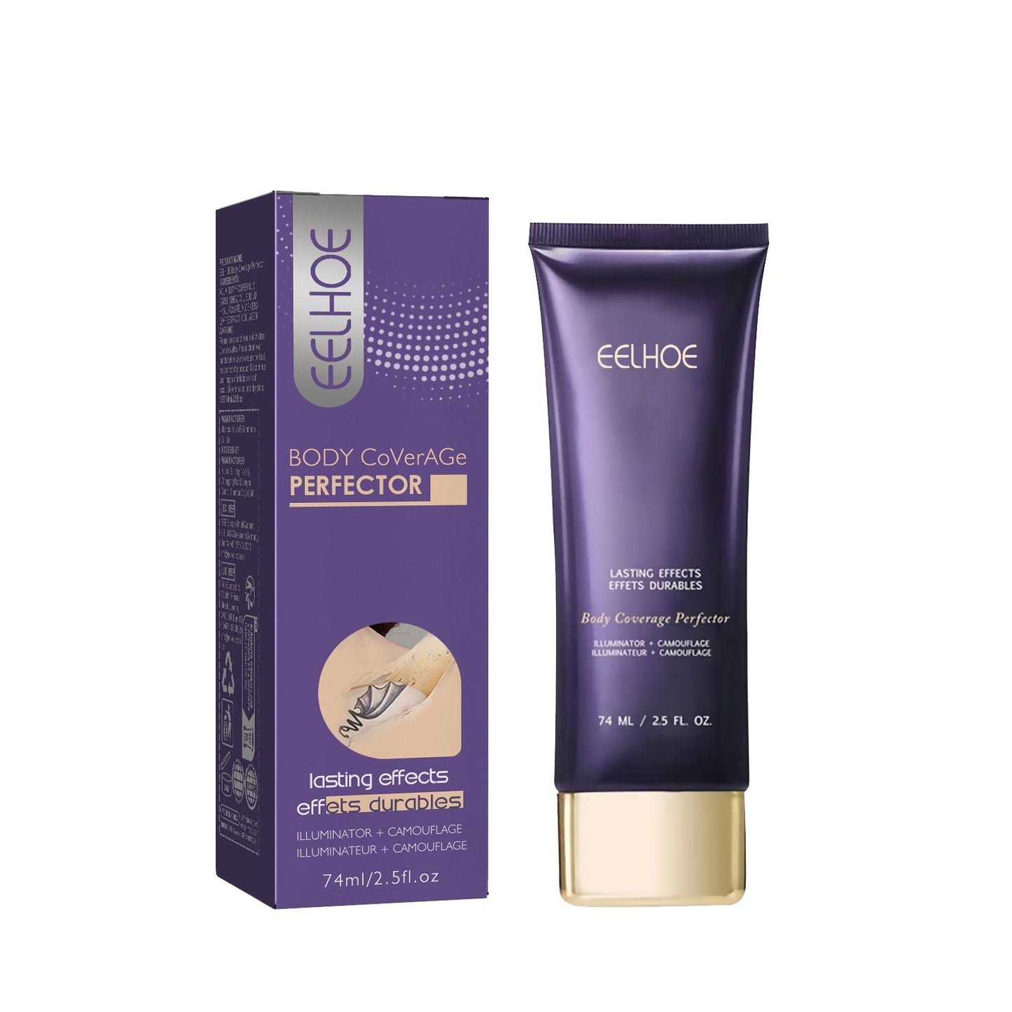 Body Concealer Repair Cream  Ivory White 74ml 1 Box