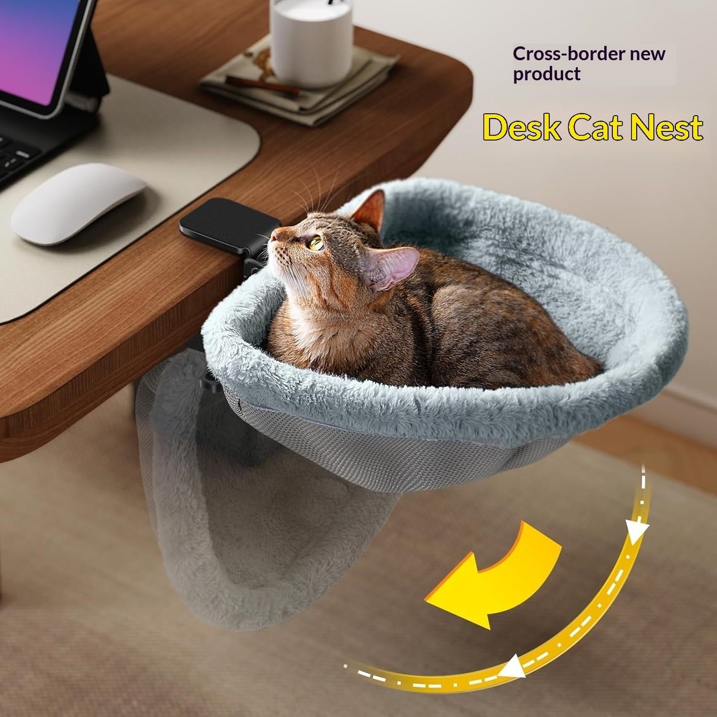 Adjustable-height Small Cat Table-bed