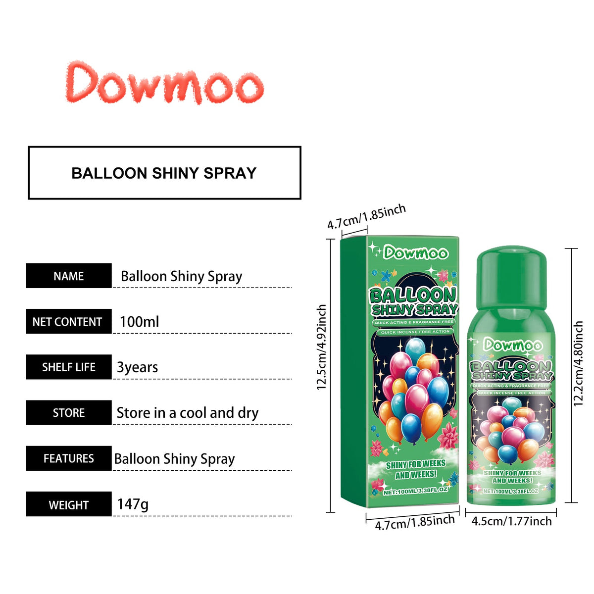 Balloon Fade Resistant Polishing Spray 1 00ml 1box