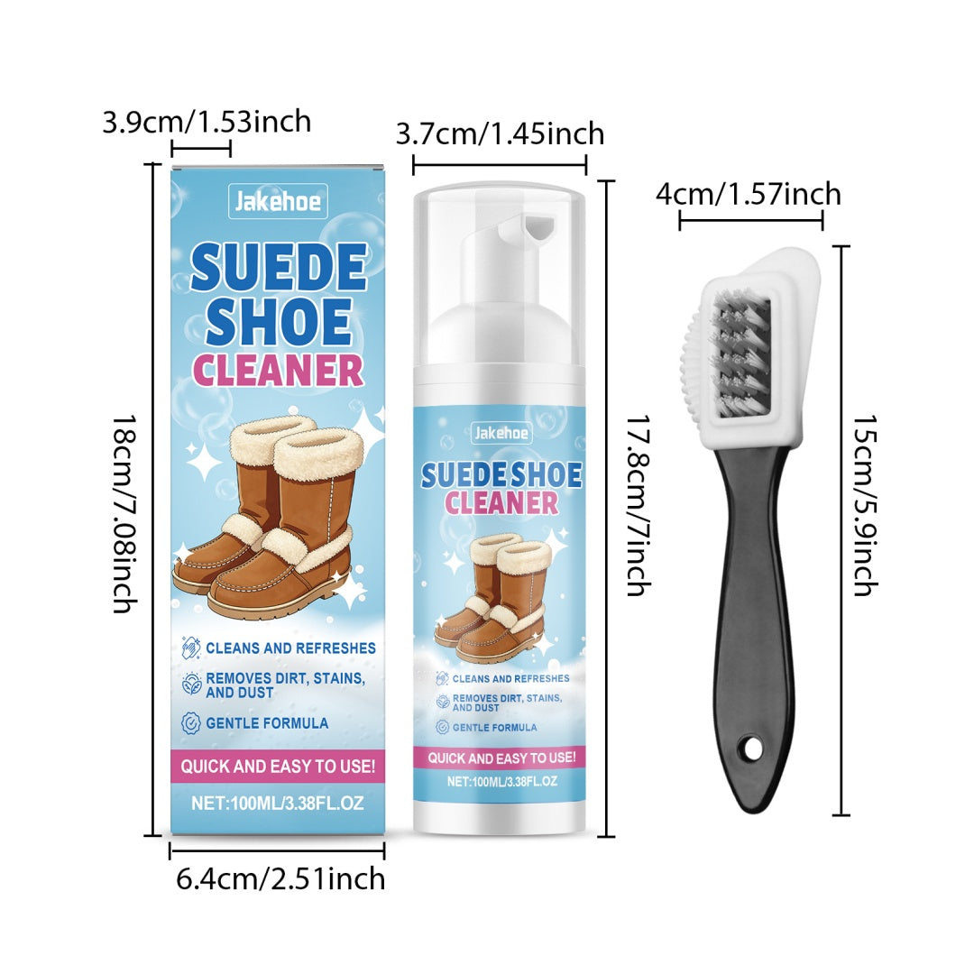 Suede Shoe Cleaning Set 1 0 0ml Bottle-1 Brush-box