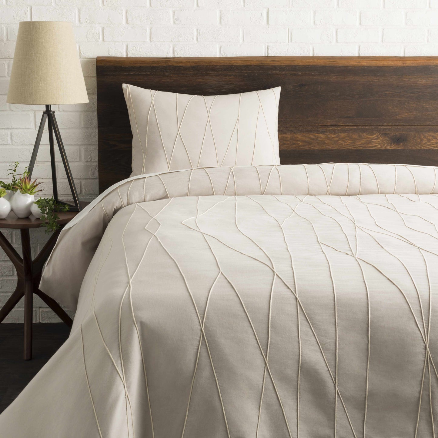 Bangui Ivory Embroidered Bedding