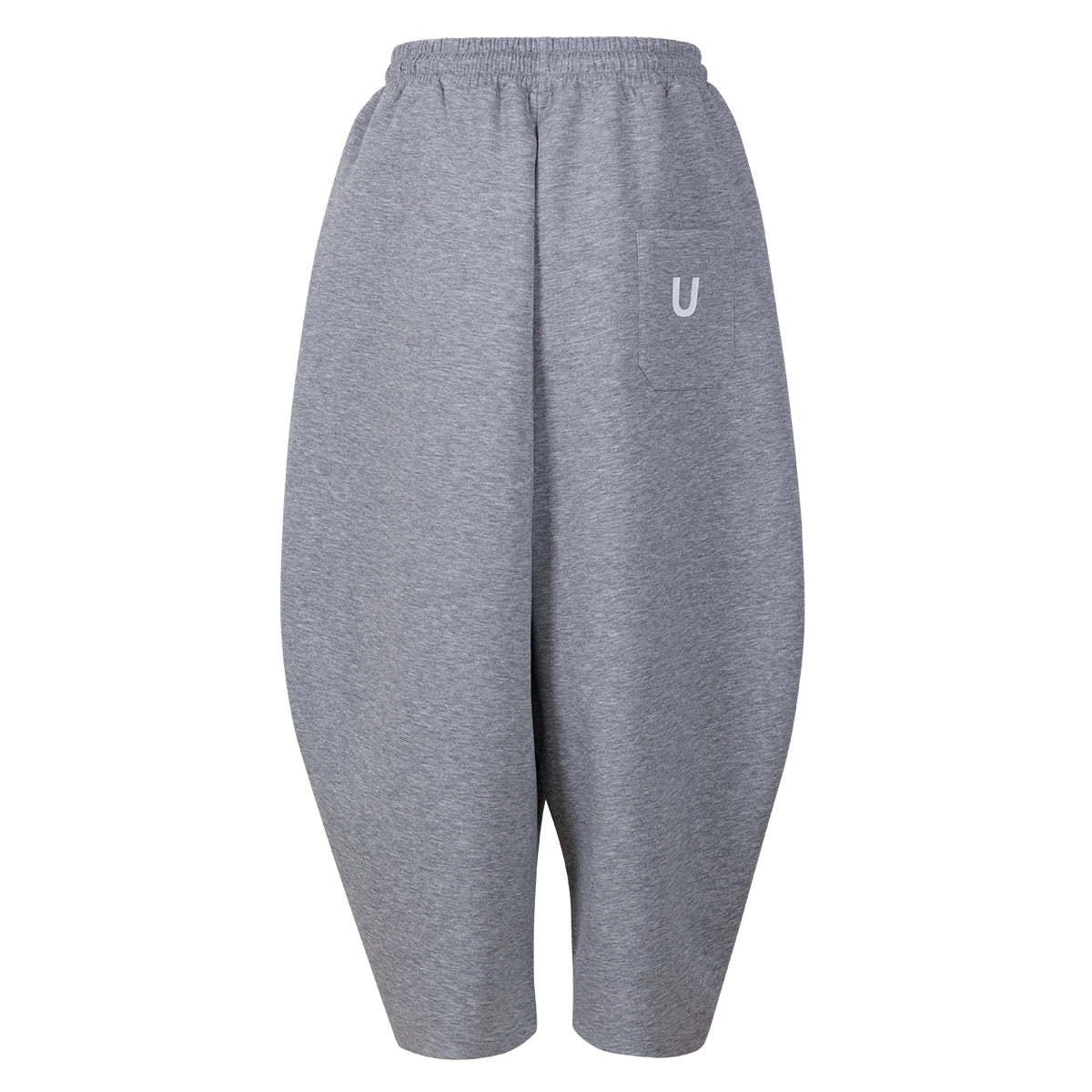 Casual Men's Ash - Grey Baggy Top And Harem - Style Pants Set