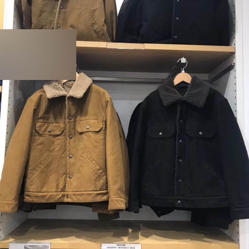 Men's Casual Fleece-Lined Jacket for Fall and Winter